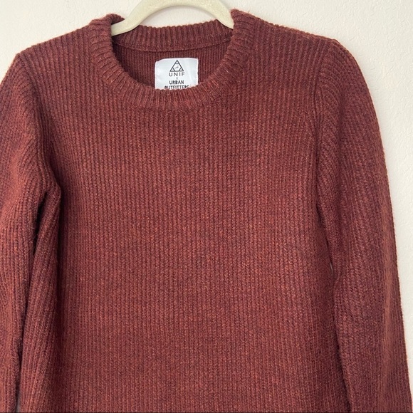 UNIF X Urban Outfitters Waffle Mix Layered Sweater - Picture 3 of 7